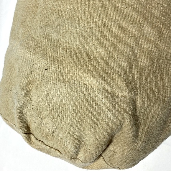 5/$25 Canvas Boho Hobo Bag Tote Shoulder Bag With Leather Straps And Star Design - Picture 4 of 12